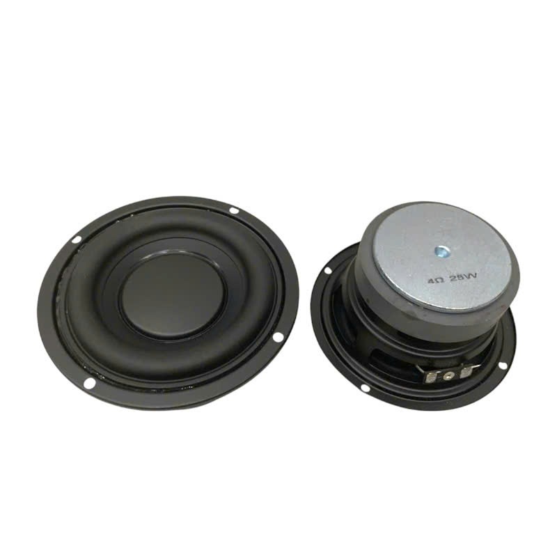 loa bass 4.5 inch đường kính 11.5cm trở kháng 4 ohm 25w gân cao su to tiếng bass dày chắc khỏe -giá 