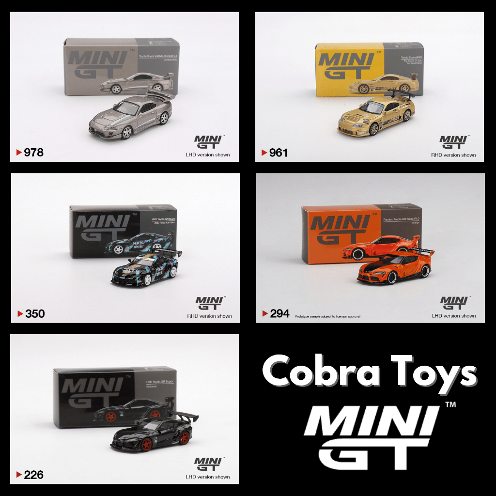 CobraToys - Xe mô hình MiniGT Toyota Supra các loại - MiniGT- Xe mô hình tỉ lệ 1:64 GR SUPRA - SUPRA