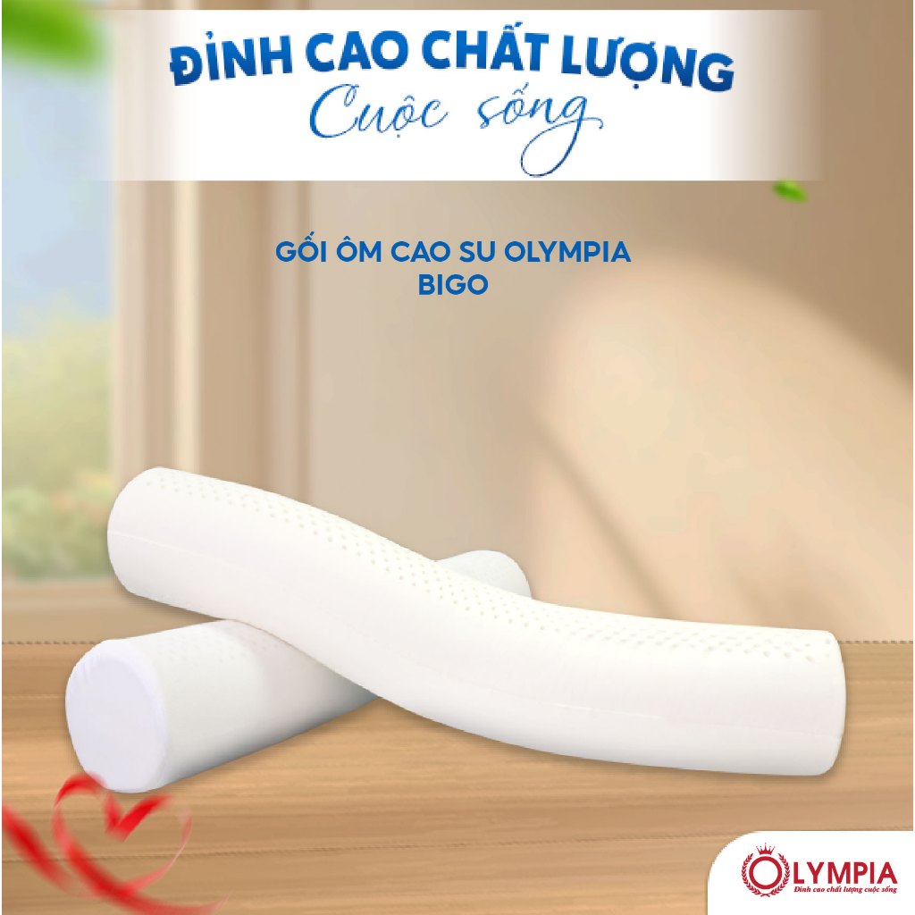 Gối ôm cao su Olympia Bigo 20x95cm