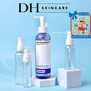  Dầu Tẩy Trang Sạch Mụn Ẩn Mụn Đầu Đen Frankly Deep Cleansing Oil 200ml Dhskincare 