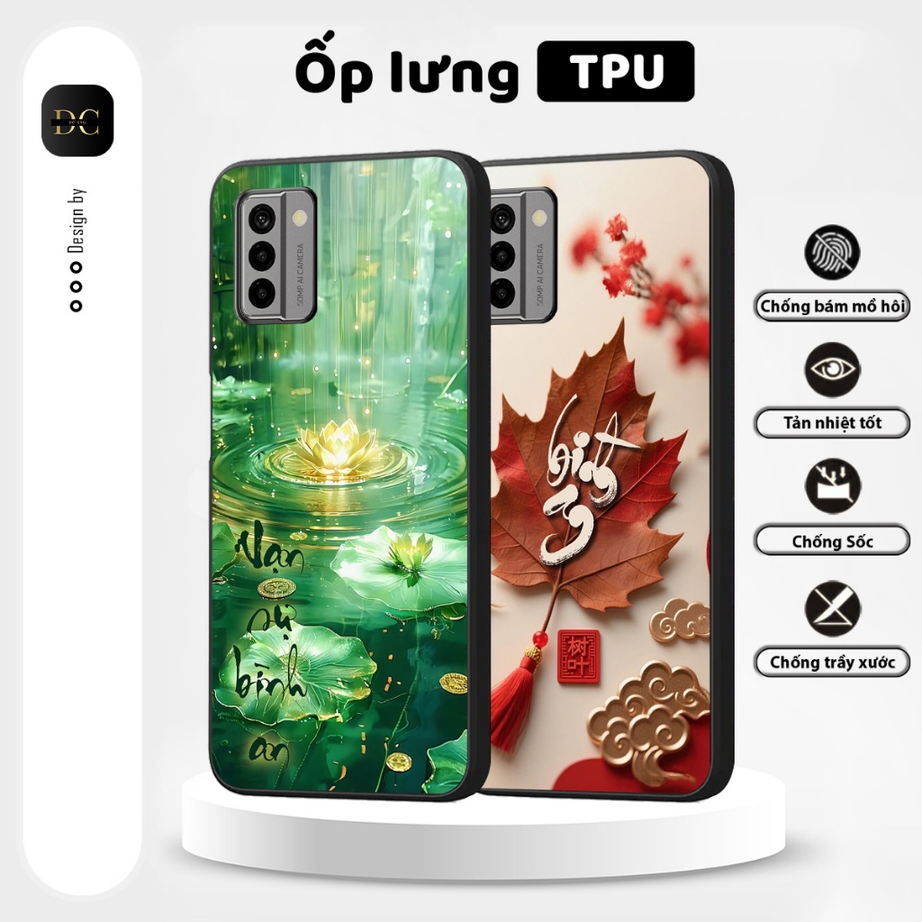 Ốp lưng Nokia G22 thư pháp Tâm an, Bình An, An nhiên