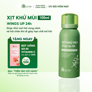 Xịt Khử Mùi Wings Up 24h Khử Mùi Hôi Nách Hôi Chân Giảm Tiết Mồ Hôi Và Ngăn Ngừa Vi Khuẩn Gây Mùi Cỏ Mềm 100ml