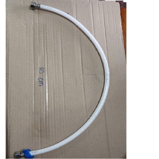 Dây cấp nước nhựa 40cm, 60cm, 80cm - ốc inox SUS304