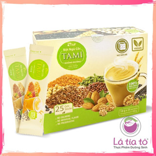  BỘT NGŨ CỐC TAMI KHÔNG ĐƯỜNG 450G DINH DƯỠNG TỪ HẠT NẢY MẦM - LÁ TÍA TÔ 