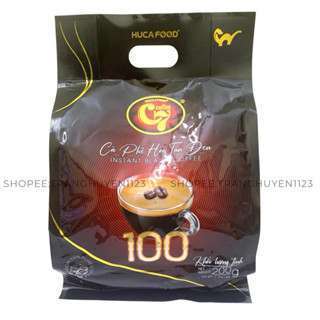  CÀ PHÊ HOÀ TAN ĐEN CON CHỒN VÀNG - C7 COFFE - TÚI  200GAM  2Gam x100 GÓI  