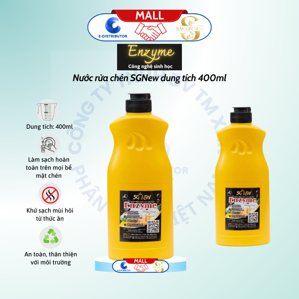 Nước rửa chén SGNew dung tích 400ml