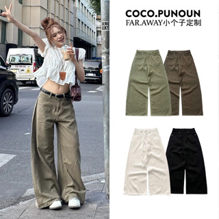 Quần Jean Nữ Dài Chất Liệu Kaki Jean Phong Cách Trẻ Trung Năng Động Coco.Punpun