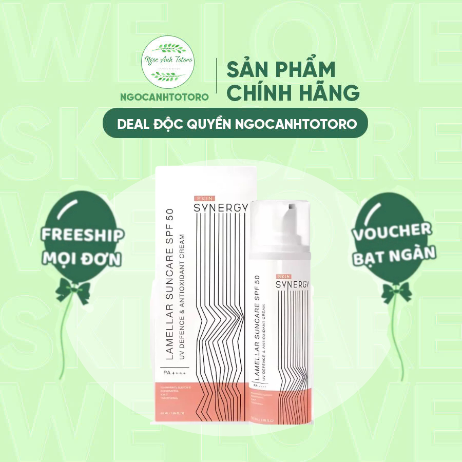 [Công ty] Kem Chống Nắng Dạng Kem Dưỡng Ẩm Skin Synergy Lamellar SunCare 50ml