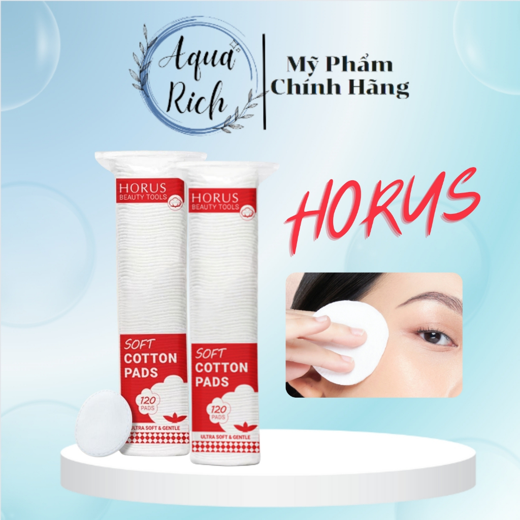 Bông Tẩy Trang HORUS Soft Cotton Pads 120 Miếng