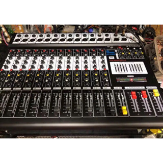 Bàn trộn âm thanh 12line có bluetooth + tặng 2 dây canon