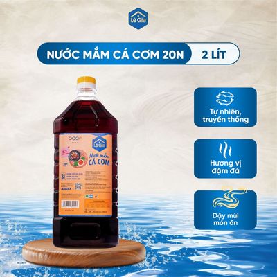 Nước mắm cá cơm Lê Gia can 2l - kho nấu tiết kiệm chuyên dùng kênh Phở và nhà hàng