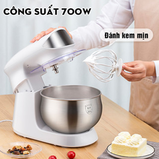 [TẶNG 3 ĐẦU TRỘN] Máy Nhào Bột - Trộn Thịt - Đánh Trứng Venko Cỡ Lớn Đa Năng 3.5 Lít - 6 Tốc Độ