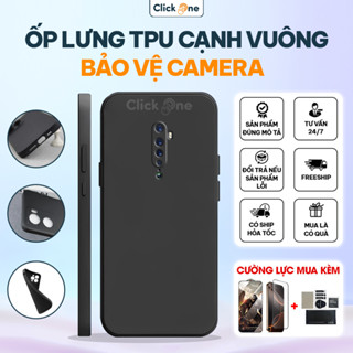  Ốp lưng Oppo Reno Reno 2 Reno Z Reno 2F TPU chống bẩn viền cạnh vuông có bảo vệ camera toàn diện | ỐP LƯNG CẠNH VUÔNG 