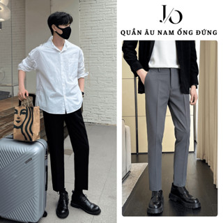 Quần Vải Âu Nam Cạp Cao Chất Vải Co Giãn Không Nhăn Quần Tây Nam Cao Cấp Ôm Eo Dáng Slimfit JEAN