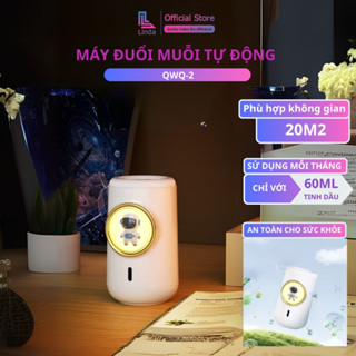 ( tặng tinh dầu)Máy xông tinh dầu đuổi muỗi máy đuổi muỗi phi hành gia đèn đuổi muỗi không ồn an toàn tích hợp đèn ngủ