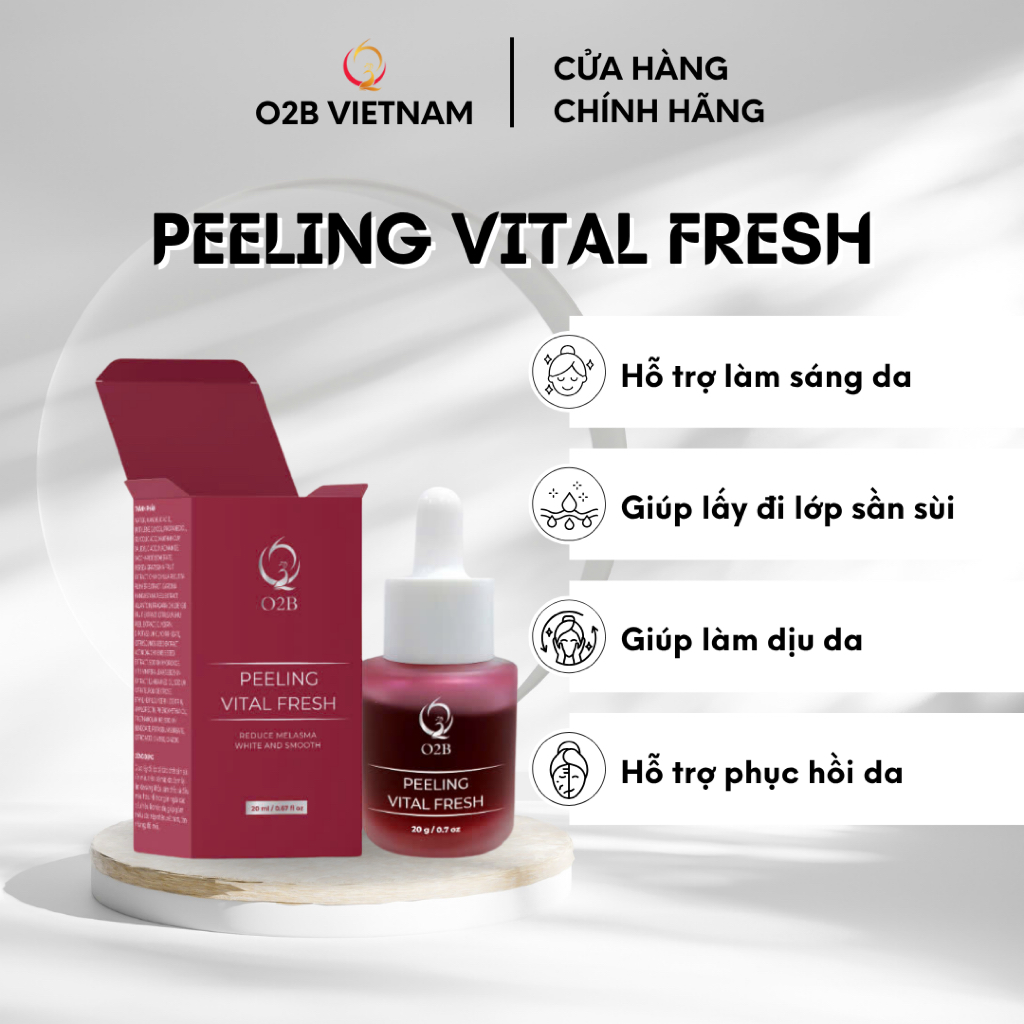 [CHÍNH HÃNG] SERUM PEEL DA O2B, GIÚP GIẢM MỤN, DƯỠNG TRẮNG, MỜ NÁM & TÀN NHAN, GIẢM MỤN MỜ THÂM