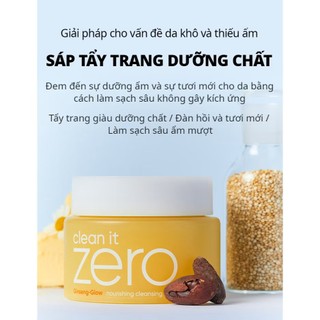 [NHẬP KHẨU] Sáp tẩy trang dịu nhẹ sạch sâu Banila CO Clean It Zero Cleansing Balm 100ml