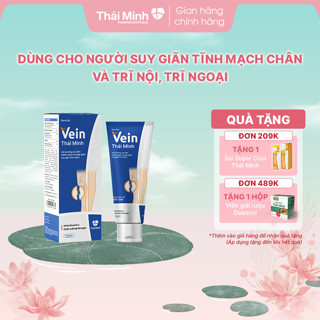 Kem bôi Vein Thái Minh - Hỗ trợ tăng sức bền thành mạch và giảm suy giãn tĩnh mạch - Tuýp 75gr