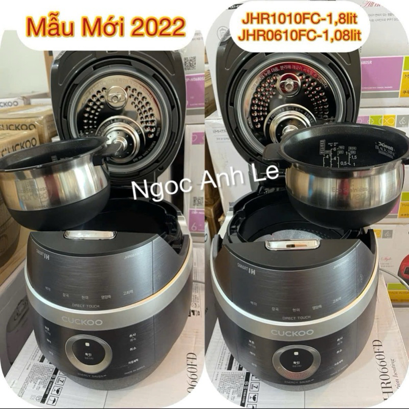 Nồi cơm điện cao tần cuckoo CRP-JHR1010FC 1.8L- Xanh Caviar.  Nội Địa Hàn Quốc