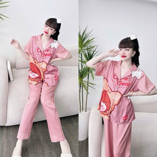 Đồ bộ Lụa xước 5D cao cấp 50-100kg mịn rũ