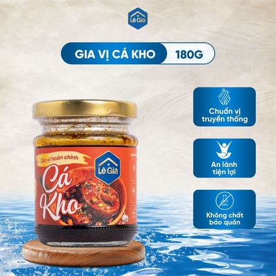 XỐT Gia vị hoàn chỉnh cá kho 180g - Lê Gia