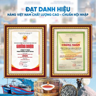 Nước mắm cá nục Lê Gia can 2L độ đạm 27