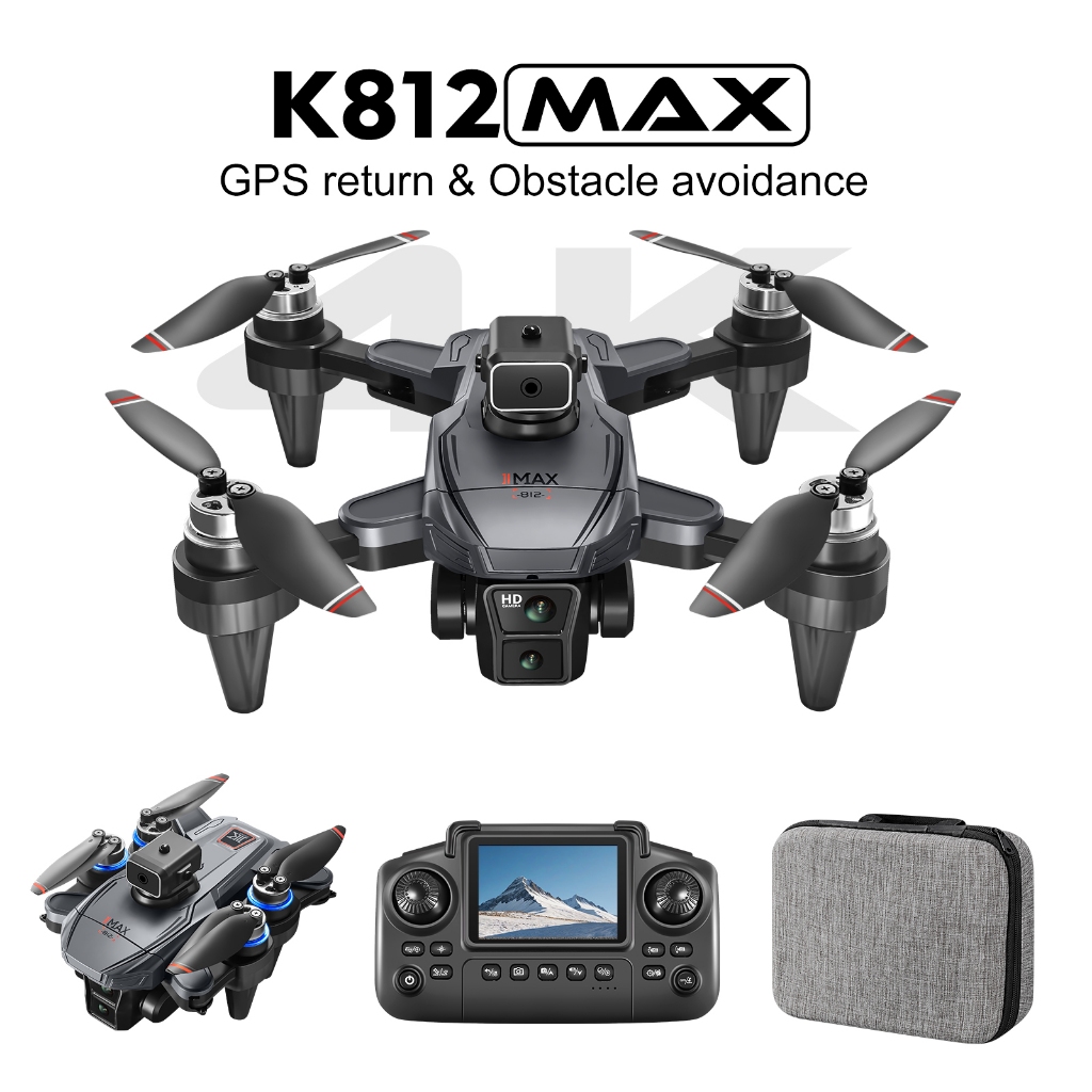 Flycam K812 MAX -  Flycam trang bị GPS Hết pin mất sóng tự bay về - Tay điều khiển RC - Tặng thẻ nhớ 8GB | PK Infinity | BigBuy360 - bigbuy360.vn