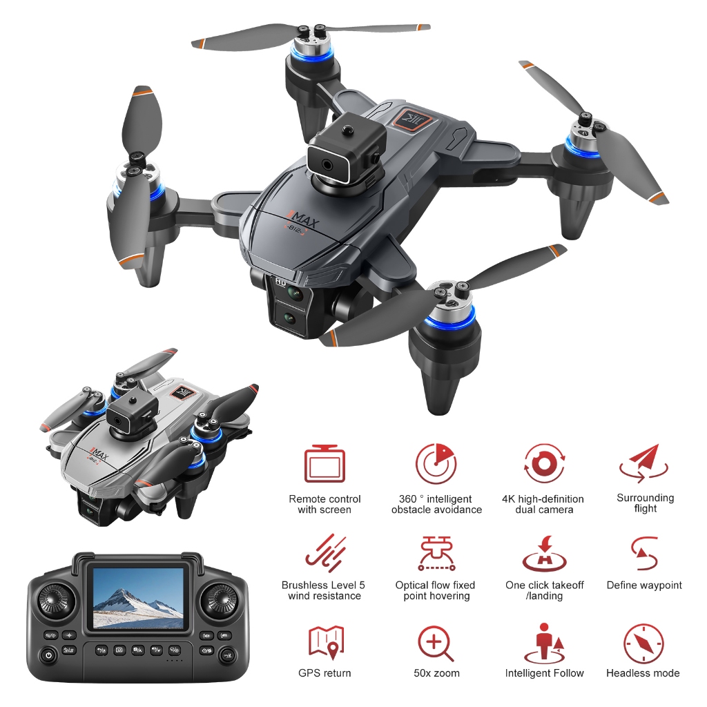 Flycam K812 MAX -  Flycam trang bị GPS Hết pin mất sóng tự bay về - Tay điều khiển RC - Tặng thẻ nhớ 8GB | PK Infinity | BigBuy360 - bigbuy360.vn