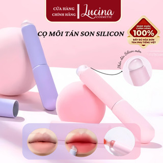 Cọ môi silicon màu đen đa chức năng giúp tán son, kem, phấn dễ dàng, đẹp