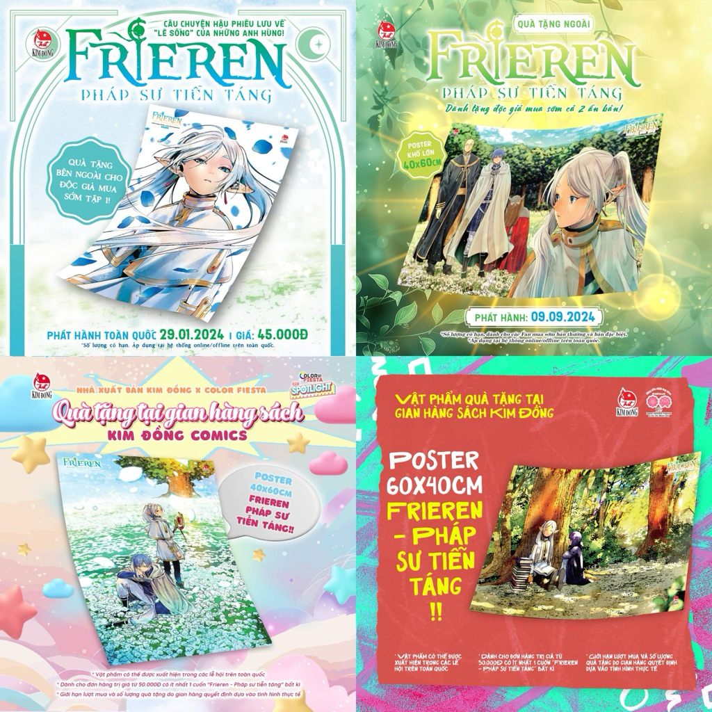 POSTER | Frieren - Pháp sư tiễn táng - Poster fes - NXB KIM ĐỒNG