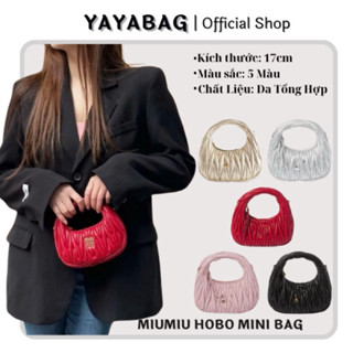  ⛔️ GIÁ TỐT NHẤT  Bản Mini  Túi Quai Xách Miu Hobo Mini Bag Bản Đẹp Nhất Túi Đeo Chéo Mini Mới Nhất - Size17cm 