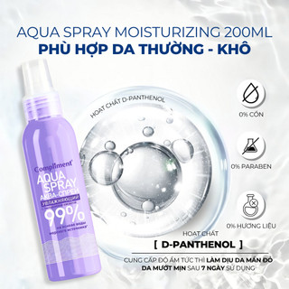 Xịt khoáng Compliment Aqua Spray 99% 200ml