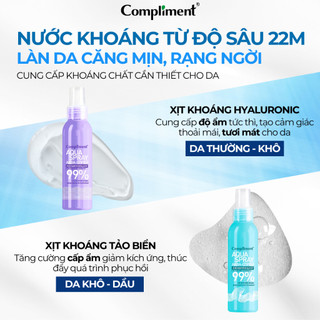 Xịt khoáng Compliment Aqua Spray 99% 200ml