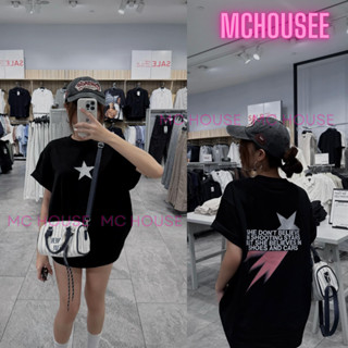 Áo Thun Muzik Hình In Ngôi Sao Kim Tuyến Áo Phông Unisex Chất Liệu Cotton 100% Kiểu Dáng Dành Cho Nam Nữ