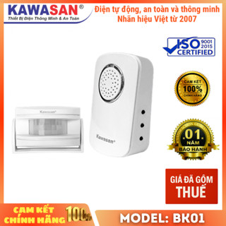 Chuông Báo Khách Không Dây KAWASAN BK01 – Hàng Chuẩn, Giá Tốt, Bảo Hành 12 Tháng