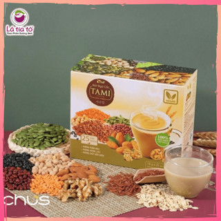  BỘT NGŨ CỐC NẢY MẦM TAMI 450gr DINH DƯỠNG ÍT NGỌT- LÁ TÍA TÔ 