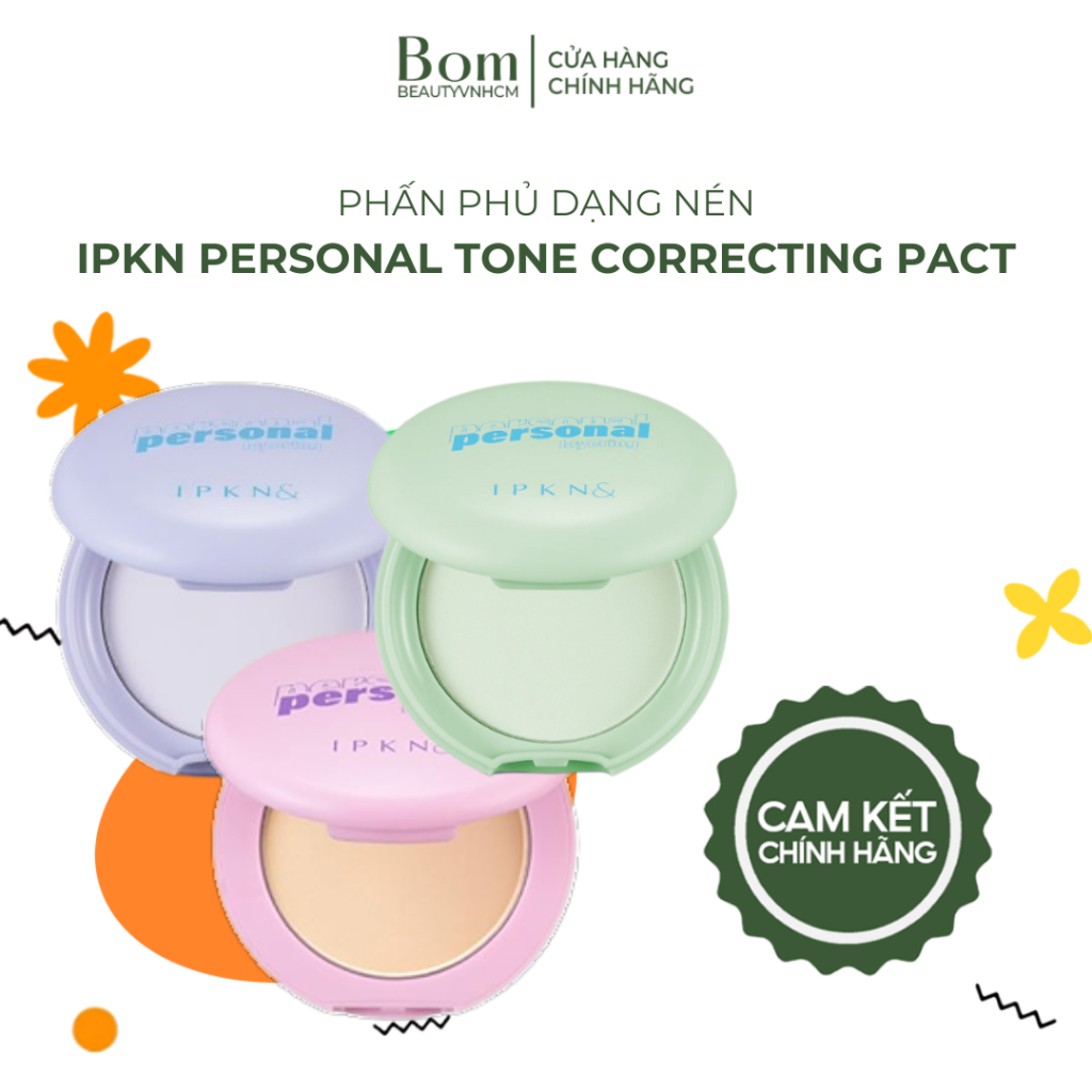 Phấn Phủ Nén Siêu Mịn Hương Nước Hoa, Daiso IPKN Personal Perfume Powder Pact (01/2027)