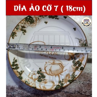 BỘ TÔ, CHÉN, ĐĨA GỐM SỨ HOA VĂN COTTON 4D (GỒM 3 TÔ LOE, 4 ĐĨA,10 CHÉN CƠM) + TẶNG 10 ĐÔI ĐŨA GỖ HIỆU LÊ VÂN