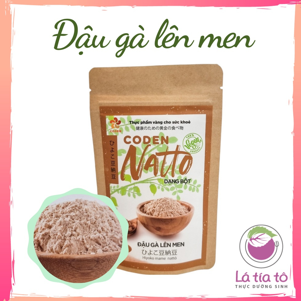 CODEN NATTO ĐẬU GÀ BỘT 100GR - LÁ TÍA TÔ