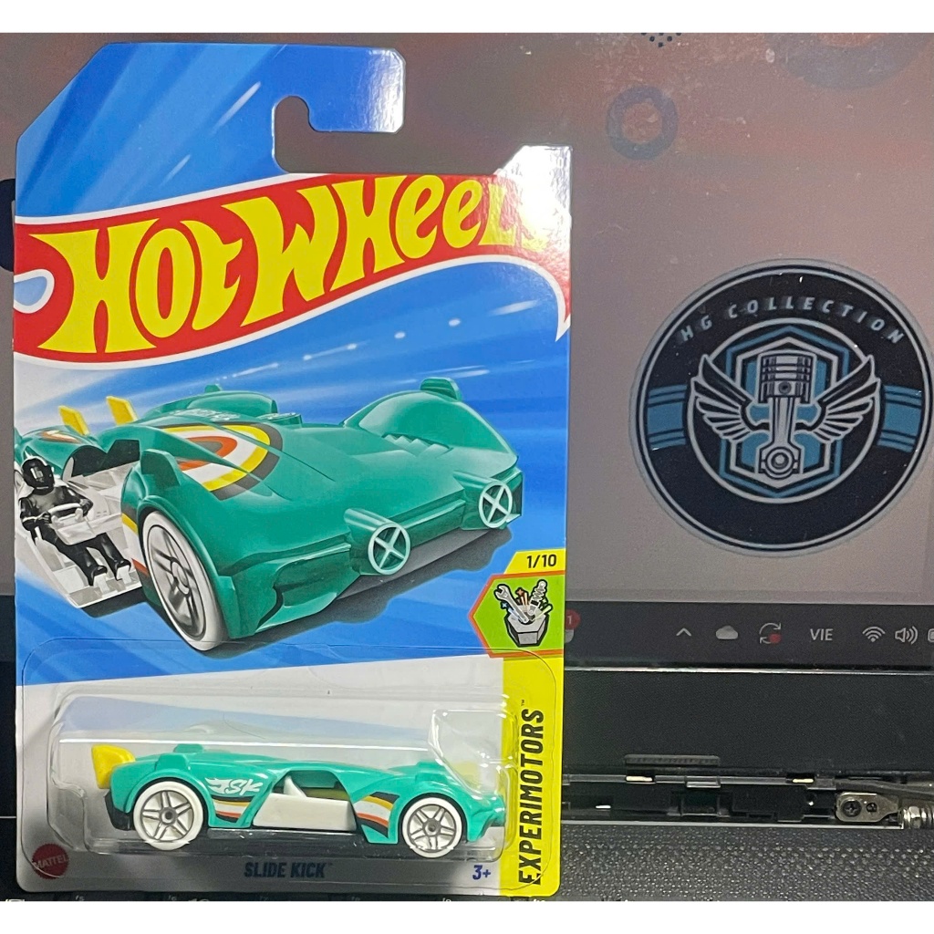xe đồ chơi mô hình hotwheels basic 2025 case L: Slide Kick