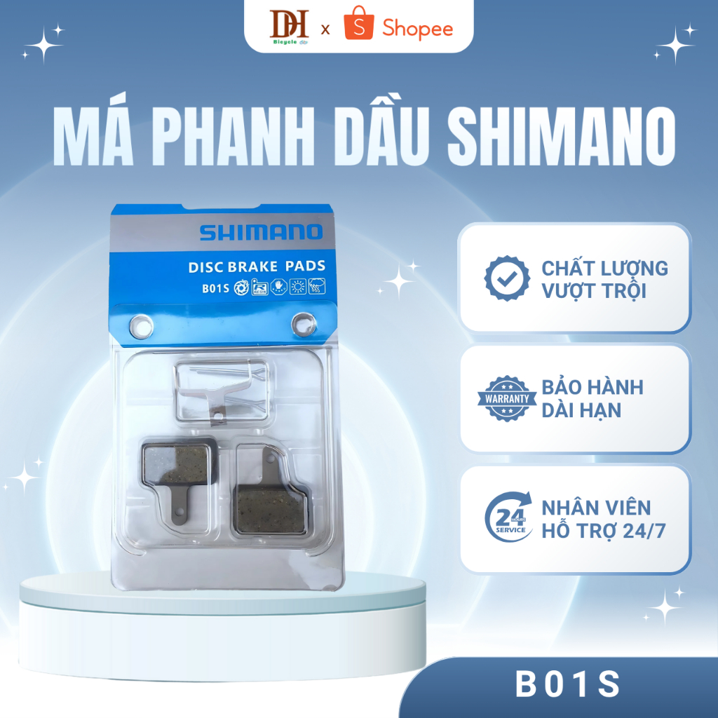 Má phanh dầu Shimano B01S chính hãng – vỉ / dùng cho các loại thắng đĩa dầu hoặc cơ của shimano