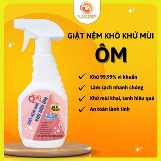 Nước giặt khô khử mùi ÔM vệ sinh ghế sofa chăn ga gối đệm vết dâu vết ố vàng 500 ml - Tuanhstore90