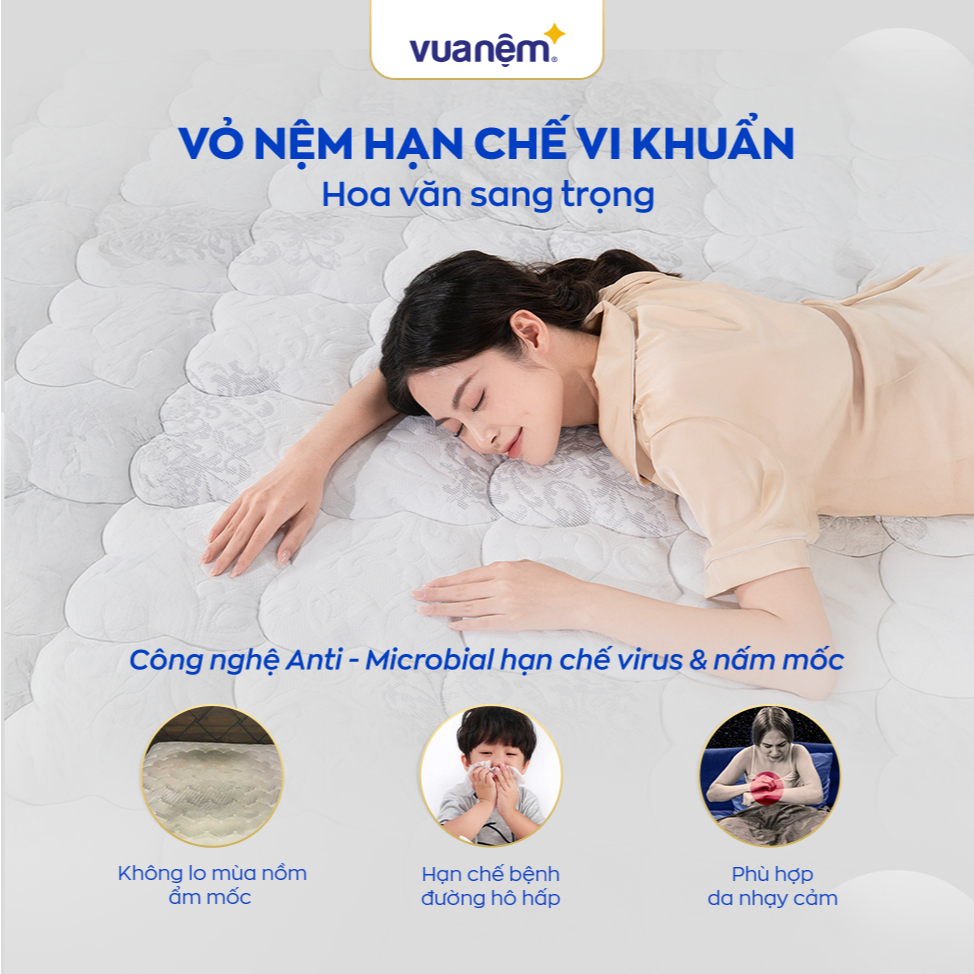 Nệm lò xo Amando Elite Original - Đệm lò xo túi độc lập tiêu chuẩn khách sạn 5 sao, 23cm | BigBuy360 - bigbuy360.vn