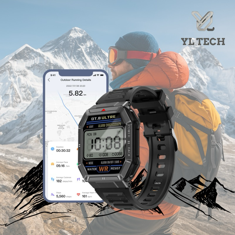 [ Chính Hãng FULL VAT ] Đồng hồ thông minh DT108 – Vượt giới hạn của sự bền bỉ và công nghệ