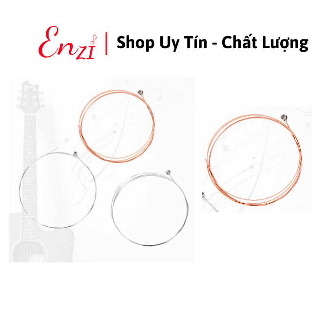 Dây lẻ đàn guitar acoustic Alice A206 AW432 AW436 Chính Hãng dây sắt đàn ghita acoustic  ENZI
