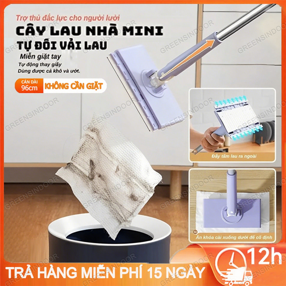Cây lau kẹp khăn lau nhà 96cm