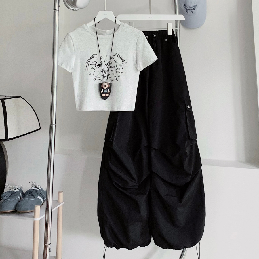 QUẦN VẢI DÙ MANG ĐƯỢC 2 KIỂU FORM SUÔNG RỘNG VÀ FORM JOGGER - NUHO - 3521 - JEMCLOSET