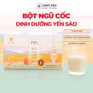 Combo Bột ngũ cốc yến sào PiPi - Hỗ trợ dinh dưỡng, đẹp da, giữ dáng chính hãng Nhà Yến Nha Trang