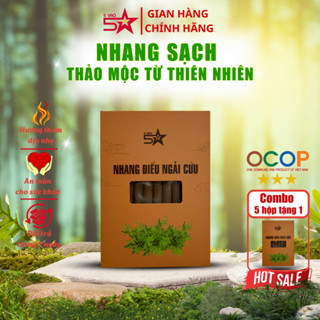 Nhang Điếu Ngải Cứu 5SAO 100% thiên nhiên, giúp giảm căng thẳng, hỗ trợ sức khỏe, xua đuổi muỗi