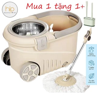Bộ cây lau nhà 360 độ, thông minh, có bánh lăn bền đẹp SPIN MOP (HOMEY-SM16) MAGIC